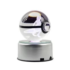Wundervoller Pokemon Crystal Pokeball - LED Beleuchtung - Viele Motive