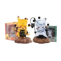 Pokemon Pikachu Naruto Uzumaki Uhciha Obito Cosplay Figuren