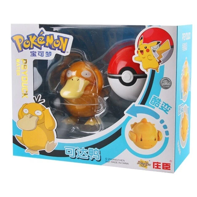 Enton Psyduck Figur Im Pokeball - Pokemon Spielzeug 2 Enton Psyduck Figur Im Pokeball - Pokemon Spielzeug - Image 2