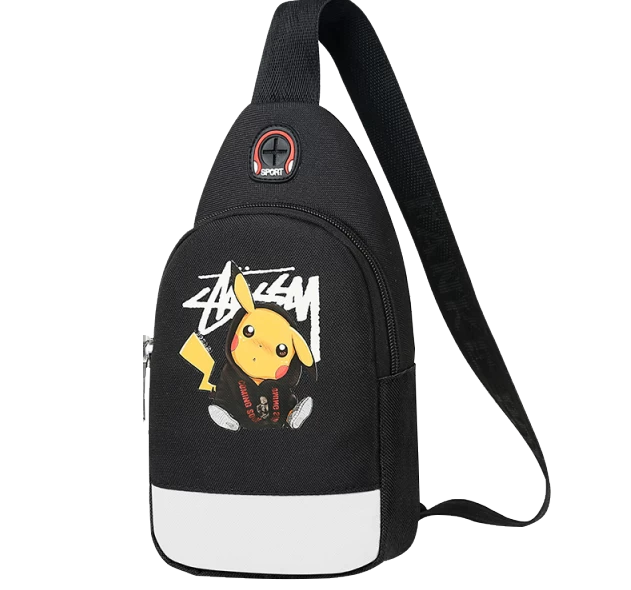 Stylishe Pikachu Sling Bag Schulter Tasche 15 Stylishe Pikachu Sling Bag Schulter Tasche - Image 15