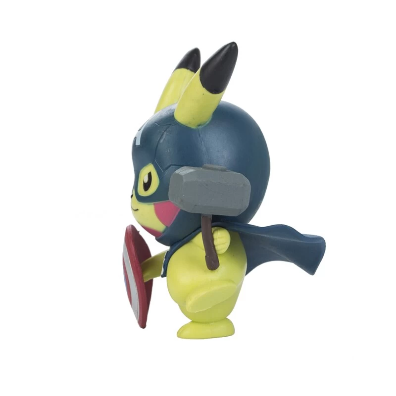 Pokemon Figuren - Pikachu Cosplay Als Captain America Iron Man Hulk Thanos Ant Man Thor (ca. 10cm) 10 Pokemon Figuren - Pikachu Cosplay Als Captain America Iron Man Hulk Thanos Ant Man Thor (ca. 10cm) - Image 10