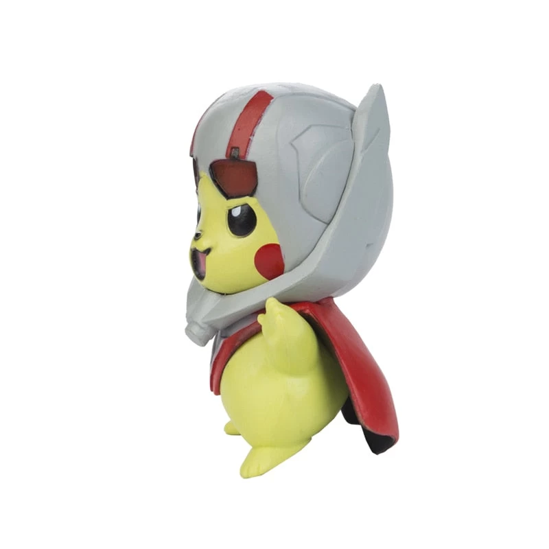 Pokemon Figuren - Pikachu Cosplay Als Captain America Iron Man Hulk Thanos Ant Man Thor (ca. 10cm) 6 Pokemon Figuren - Pikachu Cosplay Als Captain America Iron Man Hulk Thanos Ant Man Thor (ca. 10cm) - Image 6