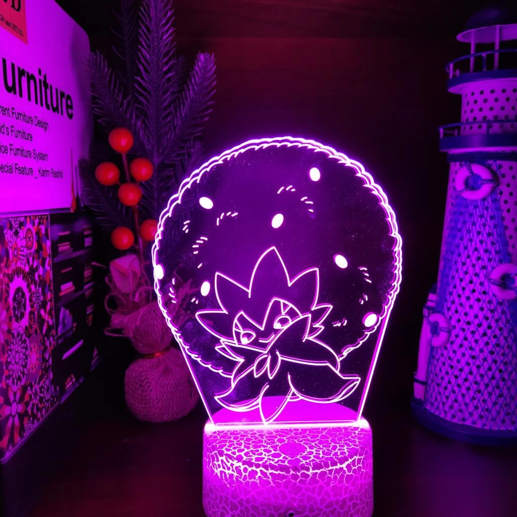 Pokemon Cottomi Eldegoss LED Lampe 1 Pokemon Cottomi Eldegoss LED Lampe