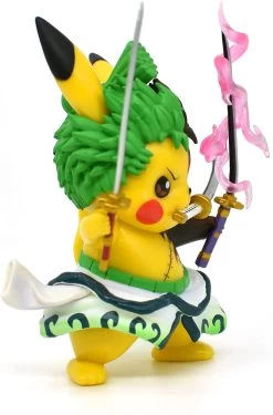 Pikachu Anime Kawaii Cosplay Roronoa Zoro Pokemon Figur (ca. 10cm) -Pokémon Spielzeug Geschäft product image 1833307386