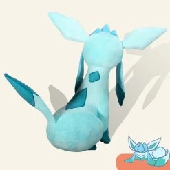 Glaziola / Glaceon Im Neuen Look - Pokemon Kuscheltier (ca. 30cm) -Pokémon Spielzeug Geschäft product image 1843229010
