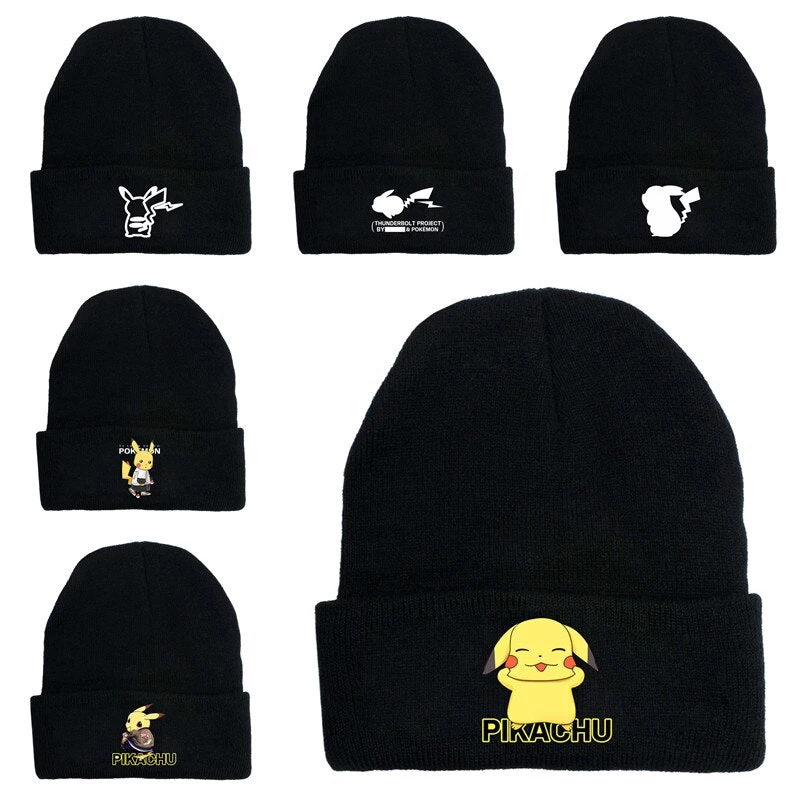 Pokemon Pikachu Beanie Mütze - Viele Motive 1 Pokemon Pikachu Beanie Mütze - Viele Motive