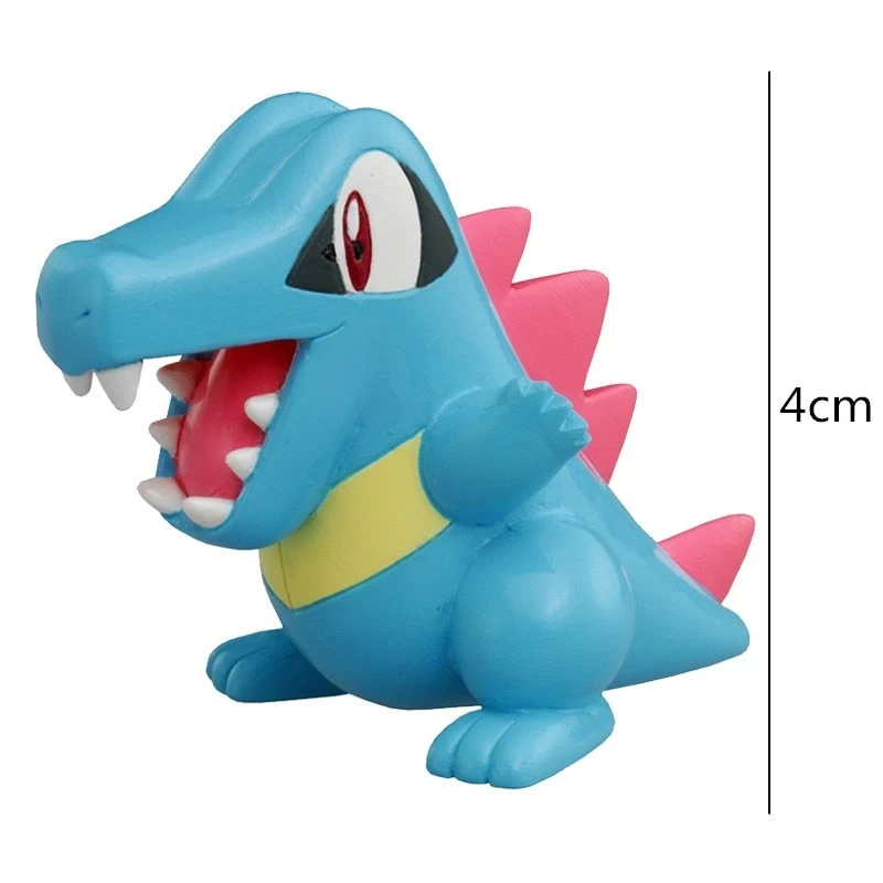 Pokemon Karnimani Totodile Figur (ca. 4cm) 2 Pokemon Karnimani Totodile Figur (ca. 4cm) - Image 2