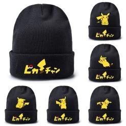 Pokemon Pikachu Winter Beanie Mütze Für Die Kalte Jahreszeit