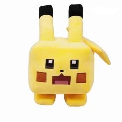 Eckige Pokemon Plüschies - Evoli, Pikachu, Enton, Schiggy, Pummeluff, Bisasam Im Pixel Look -Pokémon Spielzeug Geschäft product image 1879160776