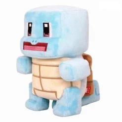 Eckige Pokemon Plüschies - Evoli, Pikachu, Enton, Schiggy, Pummeluff, Bisasam Im Pixel Look -Pokémon Spielzeug Geschäft product image 1879160778