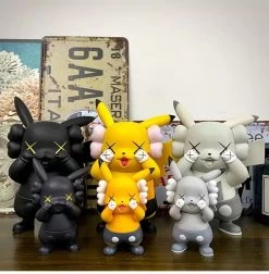Pikachu Anime Figuren In Verschiedenen Farben (10cm Oder 18cm) -Pokémon Spielzeug Geschäft product image 1880584581