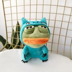 Pikachu, Glumanda, Bisasam U. A. Als Sad Frog Meme Cosplay Plüsch Pokemon (ca. 25cm) -Pokémon Spielzeug Geschäft product image 1883650681