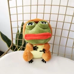 Pikachu, Glumanda, Bisasam U. A. Als Sad Frog Meme Cosplay Plüsch Pokemon (ca. 25cm) -Pokémon Spielzeug Geschäft product image 1883650683