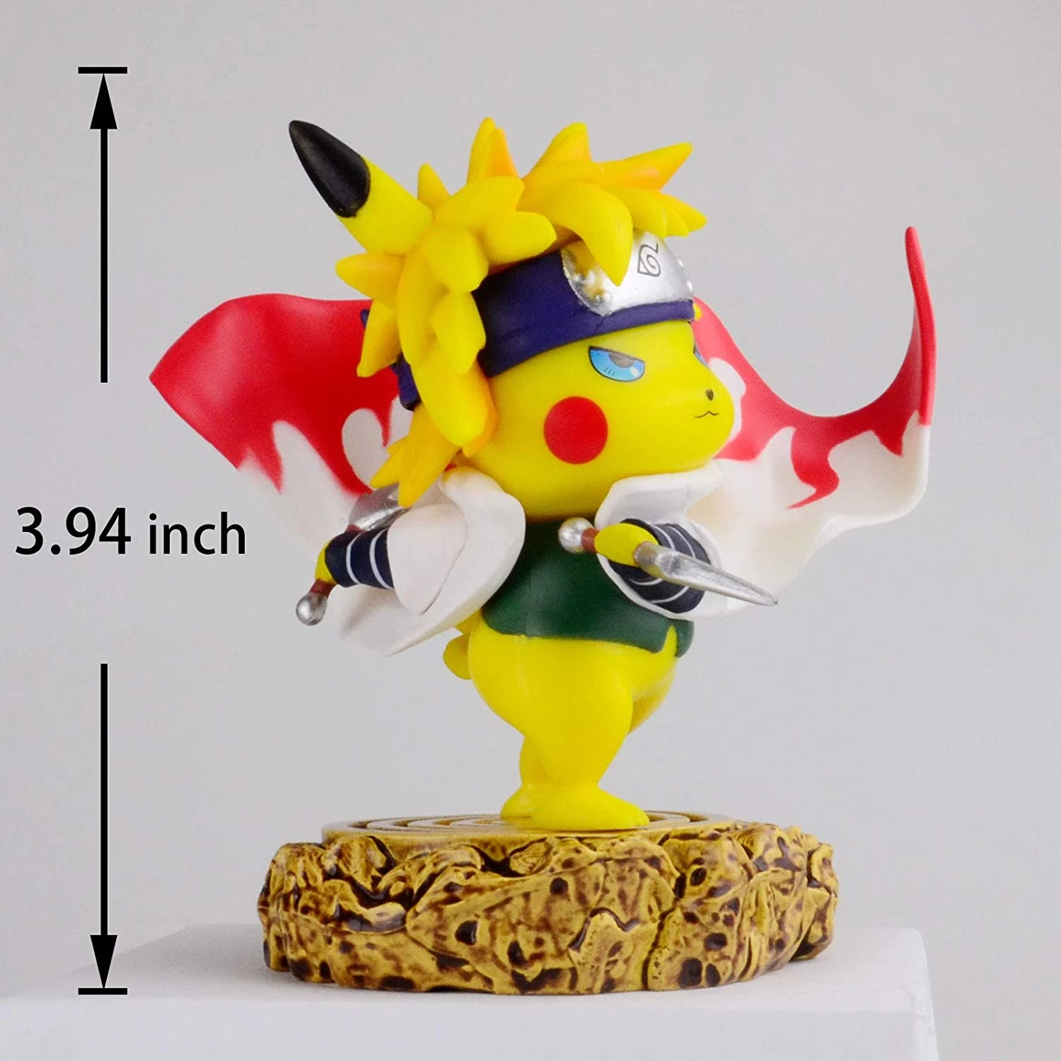 Pikachu Figur Cosplay Als Namikaze Minato (ca. 10cm) 5 Pikachu Figur Cosplay Als Namikaze Minato (ca. 10cm) - Image 5