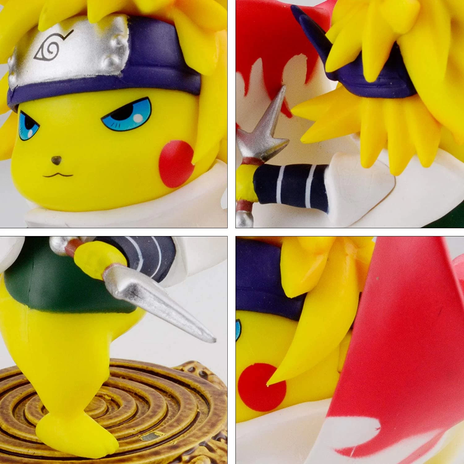 Pikachu Figur Cosplay Als Namikaze Minato (ca. 10cm) 6 Pikachu Figur Cosplay Als Namikaze Minato (ca. 10cm) - Image 6