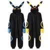 Flauschiger Nachtara Umbreon Onesie Pyjama