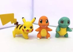 Ash Ketchum Mit Pikachu, Glumanda Und Schiggy Action Spiel Figur -Pokémon Spielzeug Geschäft product image 1895461971