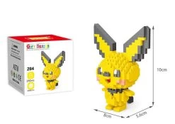 Pokemon Klemm-Baustein Figuren: Sterndu, Gengar, Pikachu, Floink, Kussilla, Rossana, Menki, -Pokémon Spielzeug Geschäft product image 1898290258