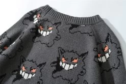 Stylisher Pokemon Gengar Oversize Pullover Kleidung -Pokémon Spielzeug Geschäft product image 1927821725