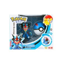 Quajutsu Greninja Spielzeug Figur Mit Pokeball -Pokémon Spielzeug Geschäft product image 1931096525