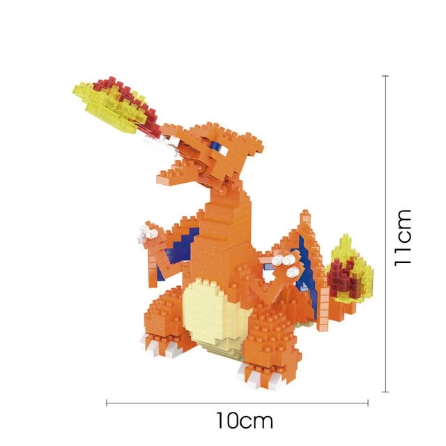 Pokémon Glurak Bausteine Zum Selbstbauen 3 Pokémon Glurak Bausteine Zum Selbstbauen - Image 3