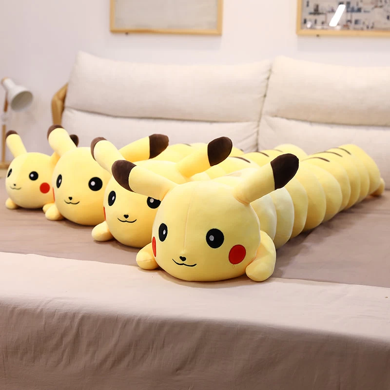 Riesiger Pikachu Kuschelwurm Stofftier 12 Riesiger Pikachu Kuschelwurm Stofftier - Image 12
