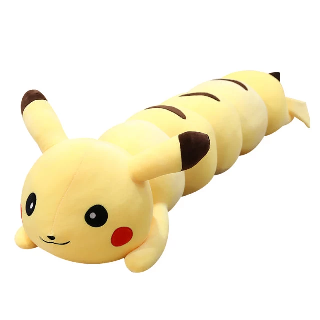 Riesiger Pikachu Kuschelwurm Stofftier 1 Riesiger Pikachu Kuschelwurm Stofftier