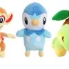 Panflam, Plinfa Oder Chelast Plüschtiere Aus Pokemon Strahlender Diamant Und Leuchtende Perle