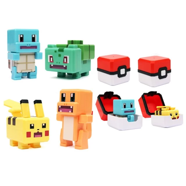 Pokemon Spielzeug Figuren Und Bälle Im Pixel Look 1 Pokemon Spielzeug Figuren Und Bälle Im Pixel Look
