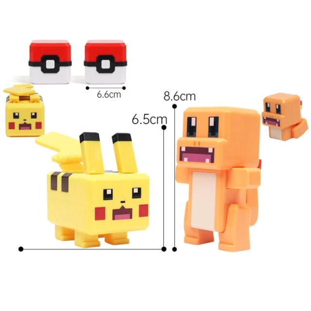 Pokemon Spielzeug Figuren Und Bälle Im Pixel Look 7 Pokemon Spielzeug Figuren Und Bälle Im Pixel Look - Image 7