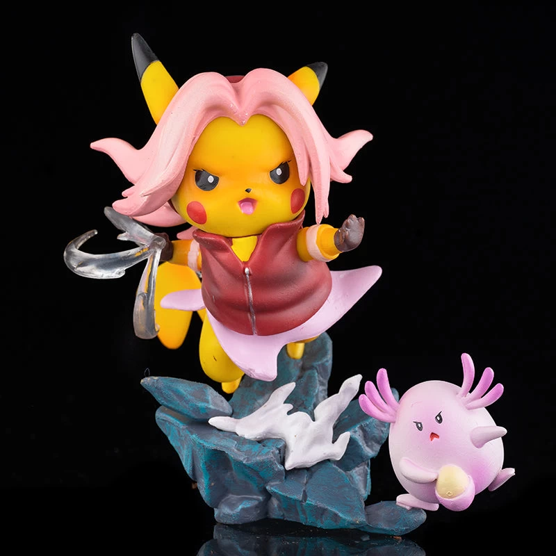 Pikachu Naruto Sasuke Haruno Sakura Itachi Figuren (ca. 13cm) 13 Pikachu Naruto Sasuke Haruno Sakura Itachi Figuren (ca. 13cm) - Image 13