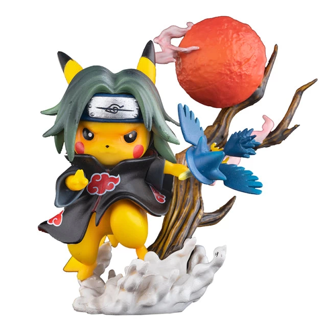 Pikachu Naruto Sasuke Haruno Sakura Itachi Figuren (ca. 13cm) 2 Pikachu Naruto Sasuke Haruno Sakura Itachi Figuren (ca. 13cm) - Image 2