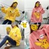 Stylisher Pokemon Pikachu Sweater Überlänge