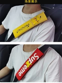 Auto Sitzgurt Cover Im Pikachu Oder Pokemon Design -Pokémon Spielzeug Geschäft product image 1954853398