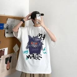 Cooles Oversize T-Shirt Mit Pokémon Gengar Print -Pokémon Spielzeug Geschäft product image 1966264174