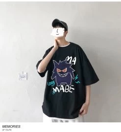 Cooles Oversize T-Shirt Mit Pokémon Gengar Print -Pokémon Spielzeug Geschäft product image 1966264195