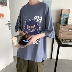 Cooles Oversize T-Shirt Mit Pokémon Gengar Print -Pokémon Spielzeug Geschäft product image 1966264215