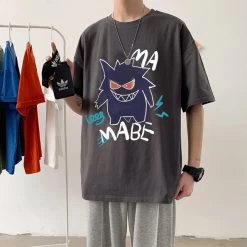 Cooles Oversize T-Shirt Mit Pokémon Gengar Print -Pokémon Spielzeug Geschäft product image 1966264217
