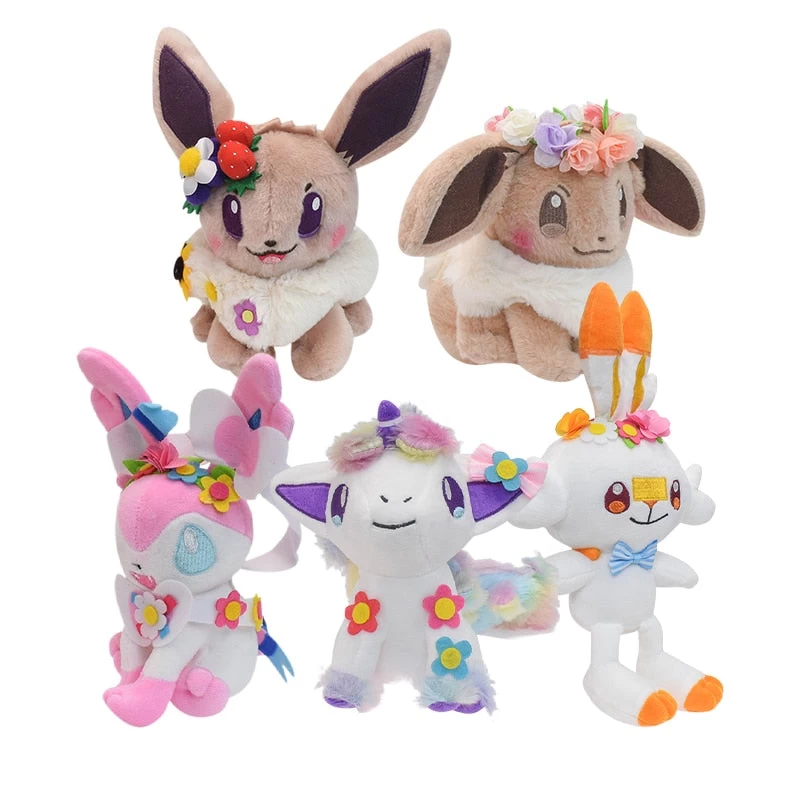 Pokemon Kuscheltiere In Der Blumen Edition: Evoli, Galarian Gallopa, Iksbat Etc. 1 Pokemon Kuscheltiere In Der Blumen Edition: Evoli, Galarian Gallopa, Iksbat Etc.