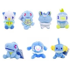 Plüschfiguren 7er Set Pokémon Mit Plinfa, Ottaro, Hydropi, Froxy, Karnimani, Schiggy -Pokémon Spielzeug Geschäft product image 1974107742