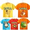 Pokemon Kinder Pikachu T-Shirt Für Den Sommer Viele Motive