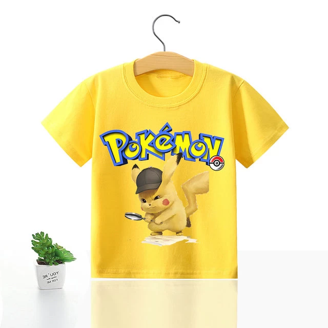 Pokemon Kinder Pikachu T-Shirt Für Den Sommer Viele Motive 11 Pokemon Kinder Pikachu T-Shirt Für Den Sommer Viele Motive - Image 11
