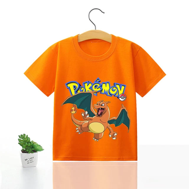 Pokemon Kinder Pikachu T-Shirt Für Den Sommer Viele Motive 14 Pokemon Kinder Pikachu T-Shirt Für Den Sommer Viele Motive - Image 14