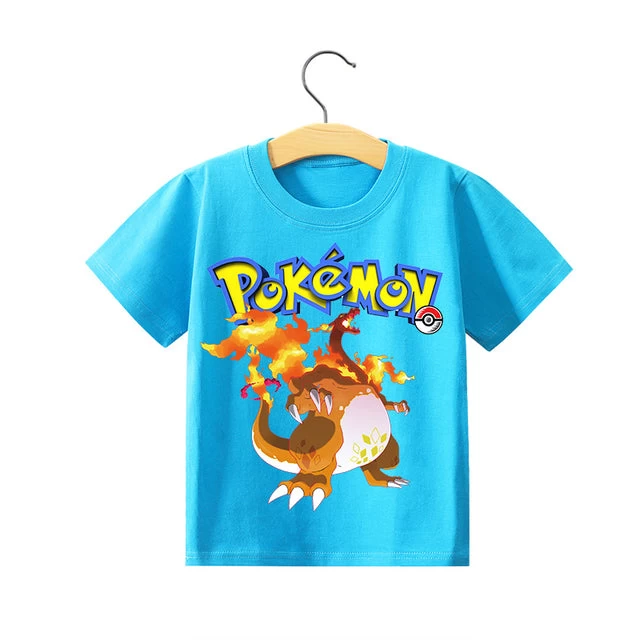 Pokemon Kinder Pikachu T-Shirt Für Den Sommer Viele Motive 8 Pokemon Kinder Pikachu T-Shirt Für Den Sommer Viele Motive - Image 8