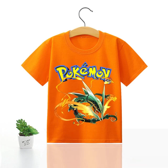 Pokemon Kinder Pikachu T-Shirt Für Den Sommer Viele Motive 16 Pokemon Kinder Pikachu T-Shirt Für Den Sommer Viele Motive - Image 16