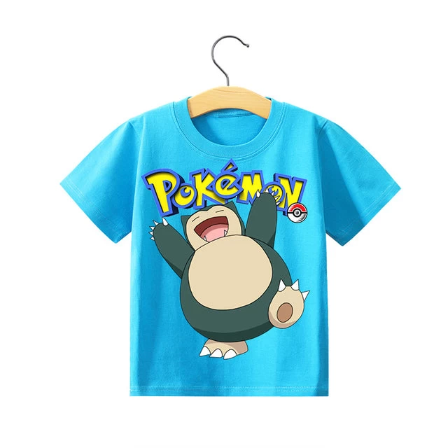 Pokemon Kinder Pikachu T-Shirt Für Den Sommer Viele Motive 10 Pokemon Kinder Pikachu T-Shirt Für Den Sommer Viele Motive - Image 10