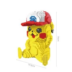 Pokémon Pikachu Mit Ash Ketchums Basecap 3D Bausatz, 1931 Bausteine 5 Pokémon Pikachu Mit Ash Ketchums Basecap 3D Bausatz, 1931 Bausteine -Pokémon Spielzeug Geschäft product image 1984788050