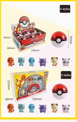 Pokémon Spielbox Mit Pokéball Und Gesichter-wechselnden Pokémons -Pokémon Spielzeug Geschäft product image 1988332087