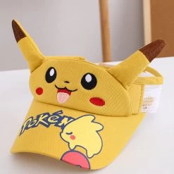 Pikachu Kinder Sonnenschutz Cap - Ideal Für Den Sommer Und Urlaub -Pokémon Spielzeug Geschäft product image 1997295627