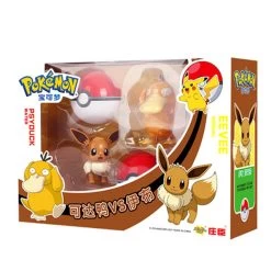 Pokemon Spielzeug Set Mit 2x Figur Und 2x Pokeball (verschiedene Motive Zur Wahl)